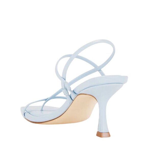 Steve Madden Locke Sandals in Blue Leather 7 New with Box Womens High Heels - Picture 5 of 14